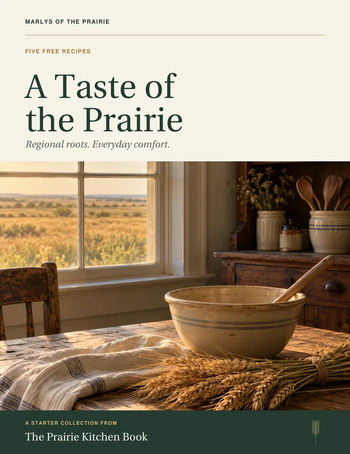 A Taste of the Prairie, the free 5-recipe booklet